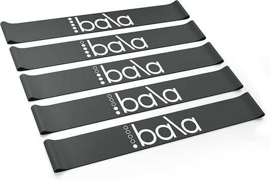 Bala Booty Bands Resistance Bands for Women & Men - Elastic Exercise Bands for Working Out - Wrist, Ankle, Legs & Booty Bands - Workout Resistance Bands for Yoga, Pilates, Strength Training