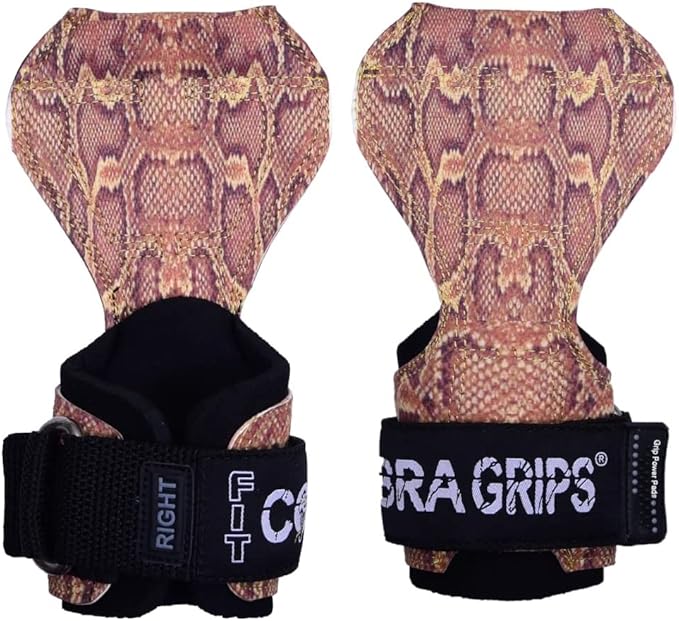Cobra Grips PRO Weight Lifting Gloves Heavy Duty Straps Alternative Power Lifting Hooks for Deadlifts Adjustable Neoprene Padded Wrist Support Bodybuilding