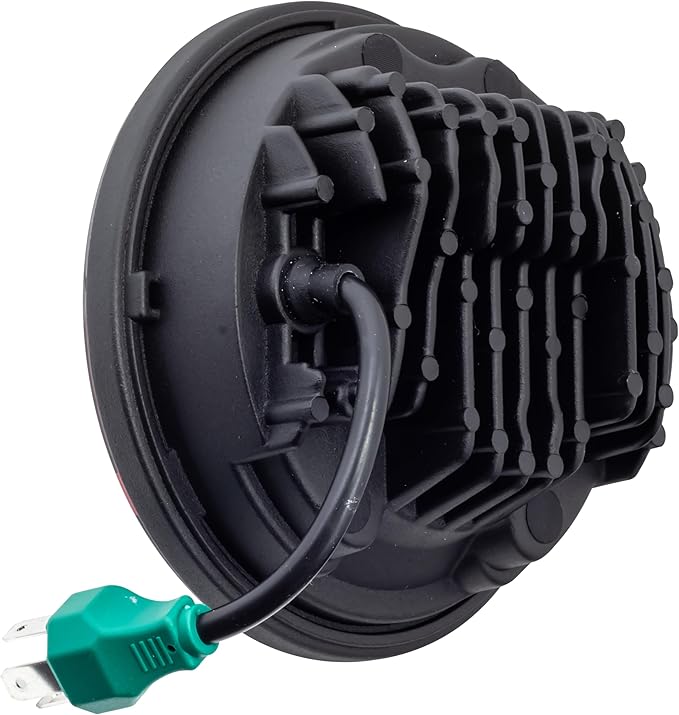 Eagle Lights 5.75 inch Blue LED Projection Headlight - Generation III for Harley Sportster, Indian Scout (Blue)