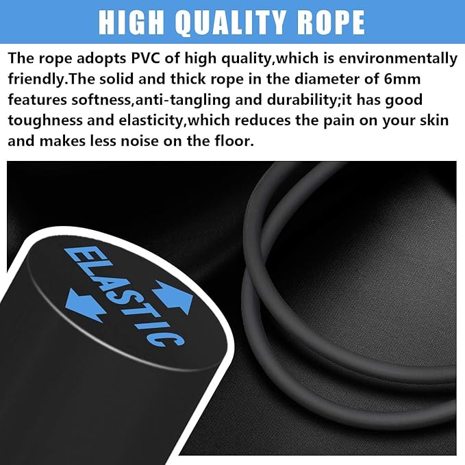 Speed Jump Rope Skipping - Blazing Fast Jumping Ropes - Endurance Workout for Boxing, MMA, Workout Equipment Martial Arts or Just Staying Fit Adjustable for Men, Women and Children