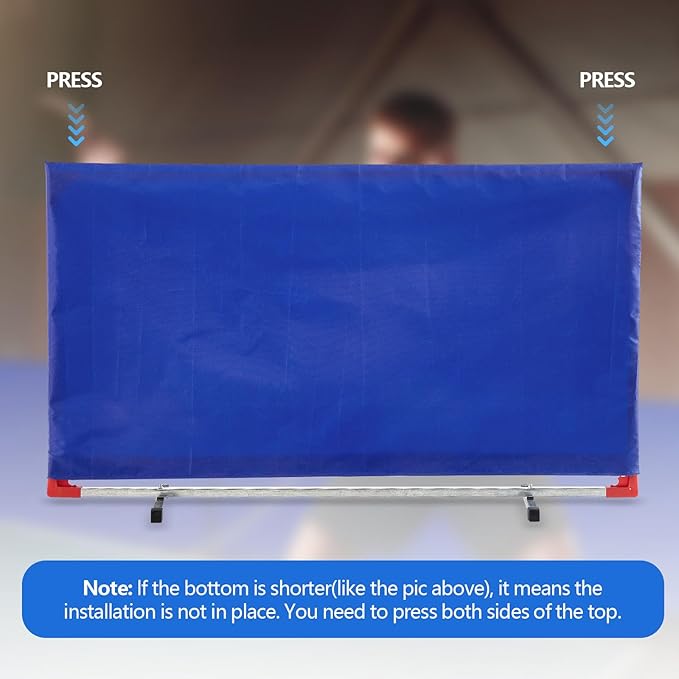 5 Pcs 55" x 29.5" Table Tennis Barrier with 420D Oxford Cloth Table Tennis Baffle for Quicker and Easier Pick up Balls Table Tennis Surround Block for Table Tennis Court