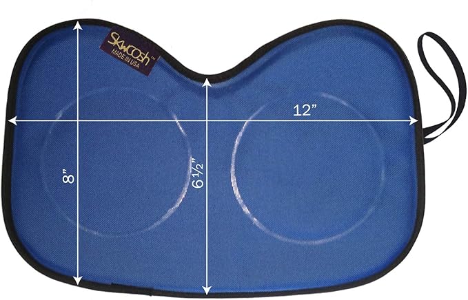 Skwoosh Dragon Boat AGP Gel Pad for Rowing, Sculling, Sweep, Concept2, Ergo Training, WaterRower | Made in USA