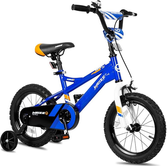 WEIZE Kids Bike, 14 16 20Inch Children Bicycle for Boys Girls Ages 3-12 Years Old, Rider Height 35-62 Inch, Coaster Brake, Multiple Color Options