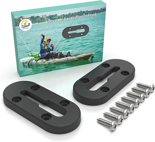 Kayak Track, Kayak Low Profile Track, Kayak Rail, Kayak Accessories Mount Track, Kayak Gear Track for Fishing Rod Holder, Fish Finder, Cup Holder, Anchor Cleats
