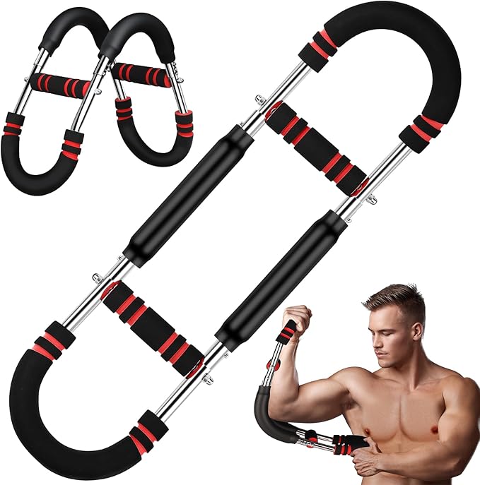 Twister arm Trainer, Chest Workout Equipment,arm Trainer Chest Workout,arm and Chest Trainer,40-90lb 3-Speed Adjustable Chest Workout Equipment Portable Fitness Equipment