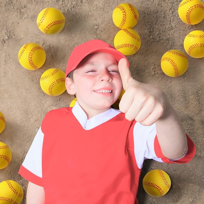 Outus 24 Pcs Foam Training Baseball Sports Soft Foam Baseball Teenager Practice