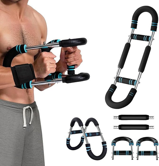 Chest Workout Equipment,Twister Arm Trainer,Adjustable Twister 3 Resistance Levels (66-110 lbs) Chest & Arm Workout Equipment for Men & Women,Home Gym Workout Tool for Enhancing Upper Body Muscle