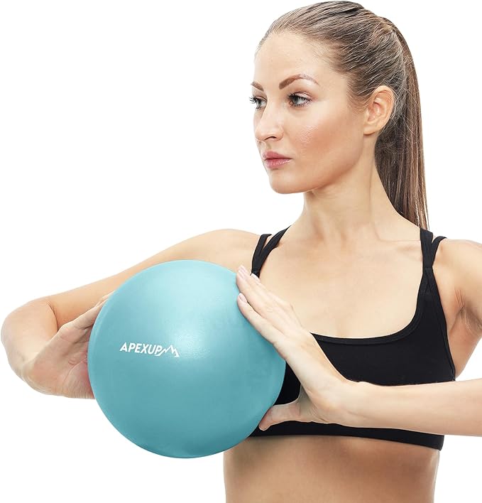 APEXUP Yoga & Pilates Ball - Anti Slip Heavy Duty Gym Ball for Fitness, Balance & Core Workout