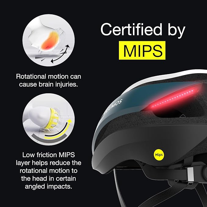Lumos Ultra Smart Bike Helmet | Customizable Front and Back LED Lights with Turn Signals | Road Bicycle Helmets for Adults: Men, Women