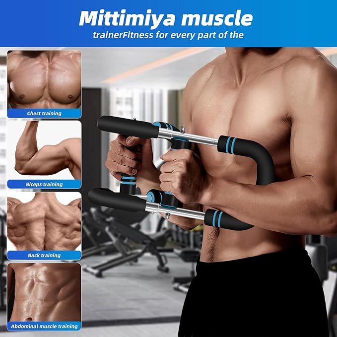 Twister Arm Trainer, Women's arms, Men's Chest, Shoulder and Forearm Muscle Training Fitness Equipment, Portable Spring Resistance Home Fitness Equipment