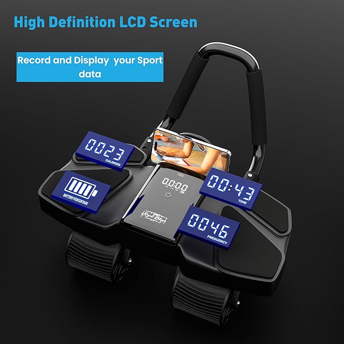 New 2024 Roller High-Performance Exercise Machine With Automatic Rebound, Multi- layered Anti-Slip