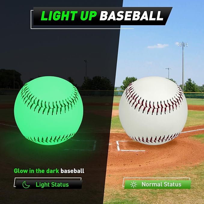 Gracfulcub Baseball Ball, Official Game Baseballs for Youth and Adult Baseball Players Training, Official Size and Weight Suitable for Batting Fielding Hitting Pitching Practice