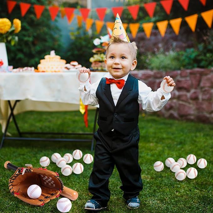 Outus 24 Pcs Foam Training Baseball Sports Soft Foam Baseball Teenager Practice