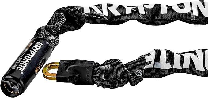 Kryptonite Keeper 785 Bike Chain Lock, 2.8 Feet Long Heavy Duty Anti-Theft Bicycle Chain Lock with Keys for Bike, Motorcycle, Scooter, Bicycle, Door, Gate, Fence