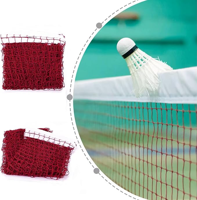 Outdoor Replacement Badminton Net, Indoor Standard Regulation Badminton Court Netting Only, for Backyard Beach Garden,20 FT x 2.5 FT