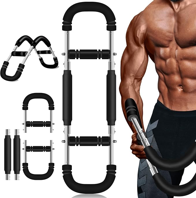 Twister Arm Trainer, Women's arms, Men's Chest, Shoulder and Forearm Muscle Training Fitness Equipment, Portable Spring Resistance Home Fitness Equipment