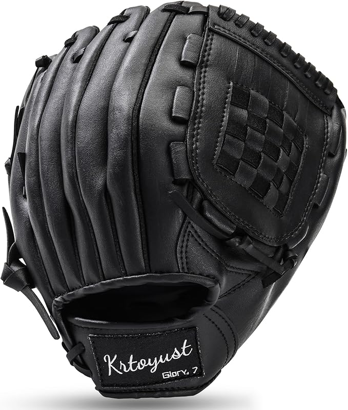KRTOYUST® | Baseball Glove | Performance Composite Leather Baseball Mitts for Adult Youth | Baseball Softball Outfield Infield Mitts