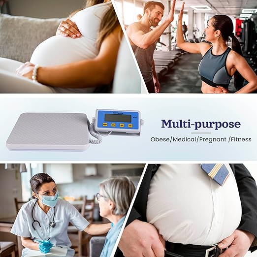 Medical Grade Scale - Scale for Body Weight with Digital Display - 660 lb Home, Gym, Office Professional Physician Scale, High Capacity Wrestling Scale for Body Weight