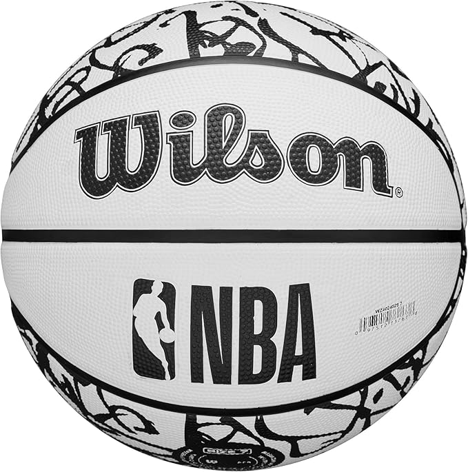 WILSON NBA Team Graffiti Basketballs - Size 7-29.5"