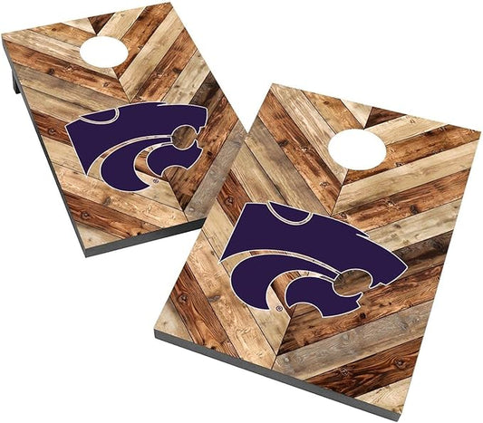 College Team Cornhole Boards, 2x4 Bag Toss Game Set, Officially Licensed Cornhole Game, Perfect for Tailgates