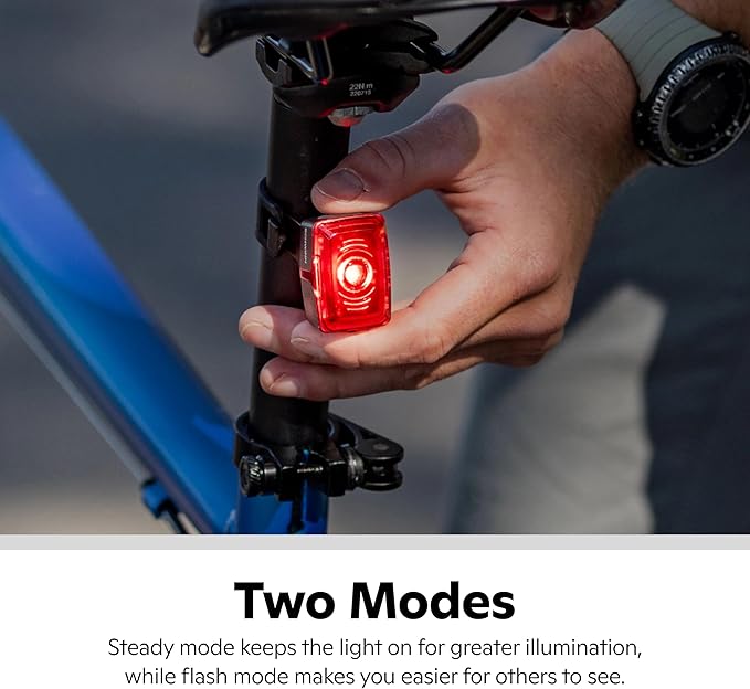 Schwinn Quick Wrap Bike Light Set, LED, 40 or 11 Lumen, Easy to Attach Headlight and Taillight, Tool-Free Install, Battery Operated, for City and Road Riding