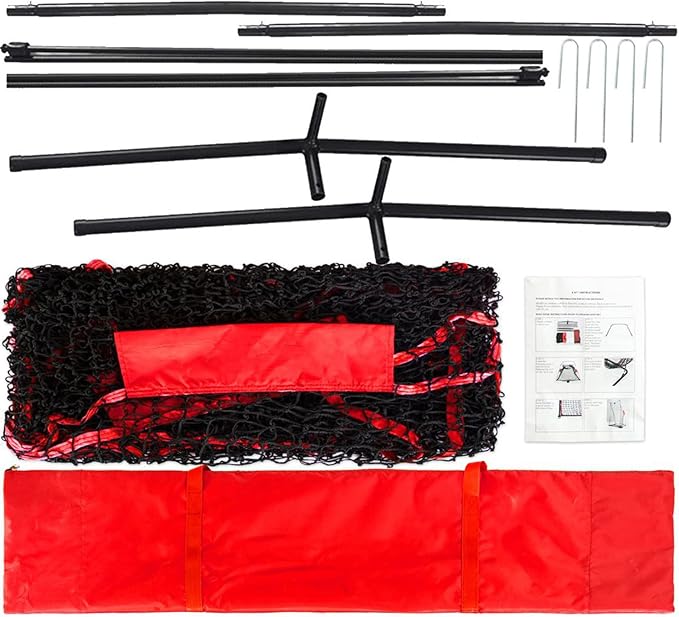 Football Nets for Throwing, Football Target Net Quarterback Throwing Net Football Target Practice Accuracy, Portable Football with 3 Throwing Targets