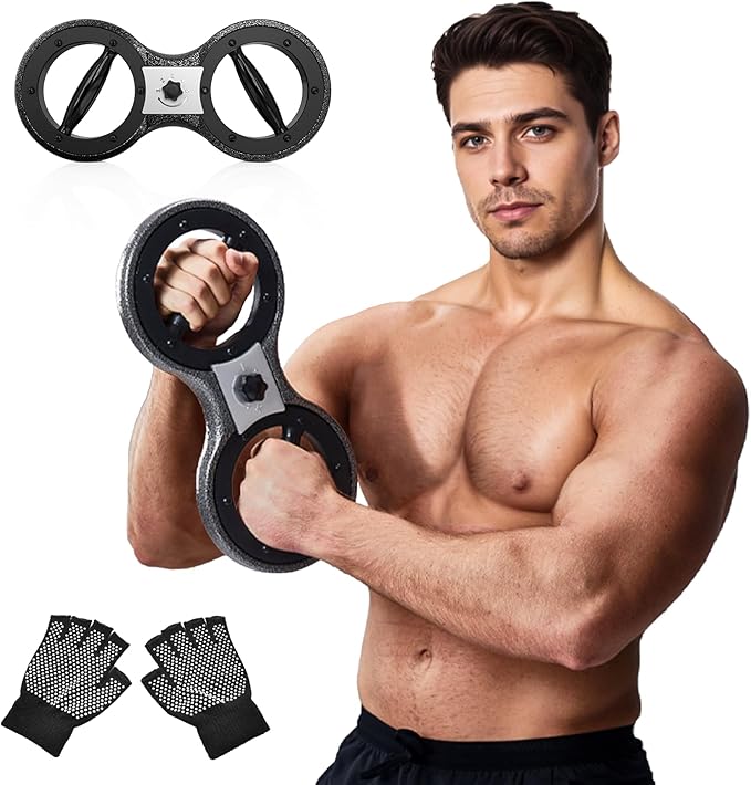 Pro-Grade Rotator Machine - Adjustable Arm Trainer for Men & Women, 12lbs Silent Forearm Strengthener with Adjustable Resistance Resistance, Home/Gym Arm Workout Equipment for Boxing & Rehabilitation