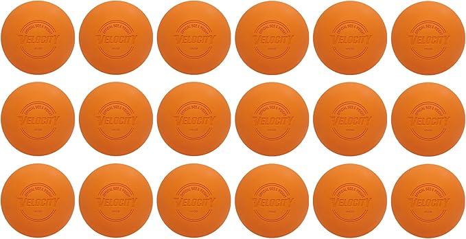 Velocity Lacrosse Balls - 1, 2, 3, 6, 12, 18, 24, 36, 60 and 120 Packs - for Practice, Official NFHS and College Approved Size
