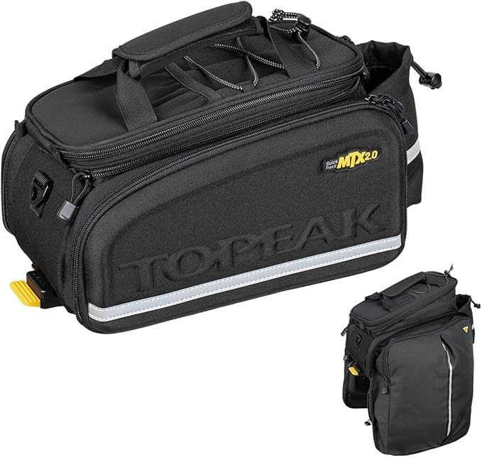 Topeak MTX TrunkBag - Rear Bicycle Bag - Spacious Storage and Easy Mounting