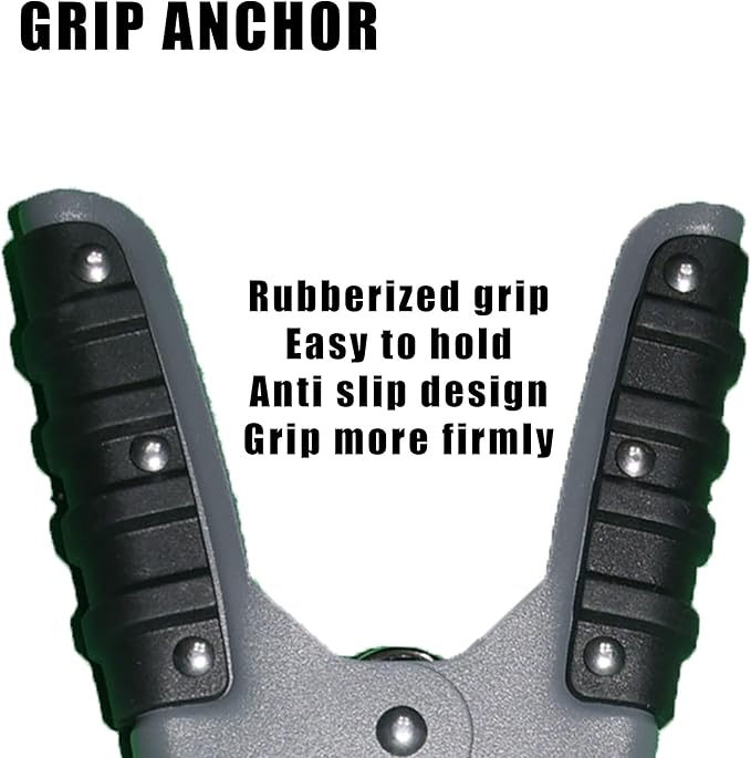 Kayak Brush Gripper - The Anchor Clamp for Easy Anytime Docking - Secure Your Kayak, Canoe, or Boat with Confidence