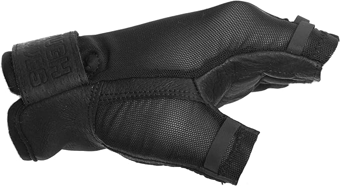 Superset Leather Workout Gloves for Weight-Lifting (Padded) Perfect for Gym Training (Breathable) Black / 9 Mens M Womens XL