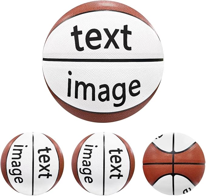 Personalized Basketball Leather Basketball Custom Basketball with Your Personalized Pictures Text Sports Equipment