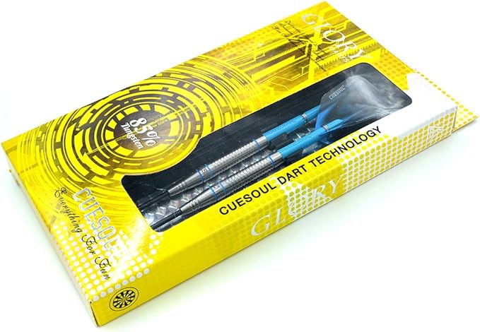 CUESOUL Professional Tungsten Steel Tip Dart Set 85% Tungsten 22g/24g/26g-Glory Series