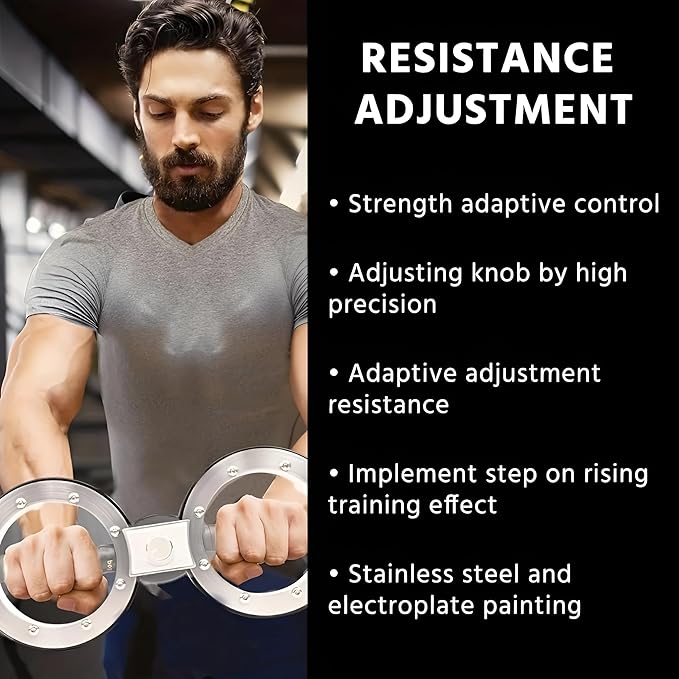 2025 New Spinning Rotator Burn Machine Arm Workout 360°Rotatable - 12 Pound Arm Workout Adjustable Resistance Rotate Arm Exerciser Trainer Machine, Fore Arm Strength Trainer, Home Gym Trainer for Men