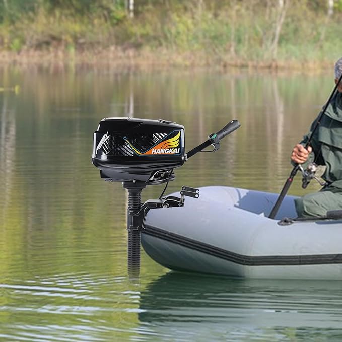 48V 4.0 Jet Pump Electric Outboard Motor, 4HP 1000W Heavy Duty Outboard Trolling Motor Electric Motors Fishing Boat Engine Brushless Motors for Kayaks Dinghy Canoe Inflatable