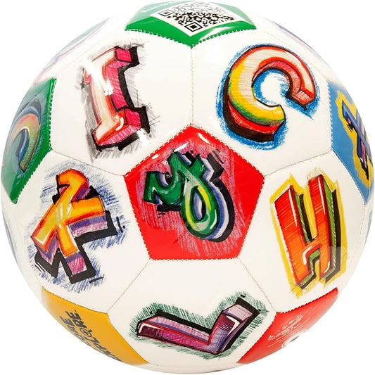 Crayola Score N’ Explore Officially Licensed 5” Color Ball, Interactive Coloring Soccer Ball for Kids, Fun Learning Toy Activity Ball