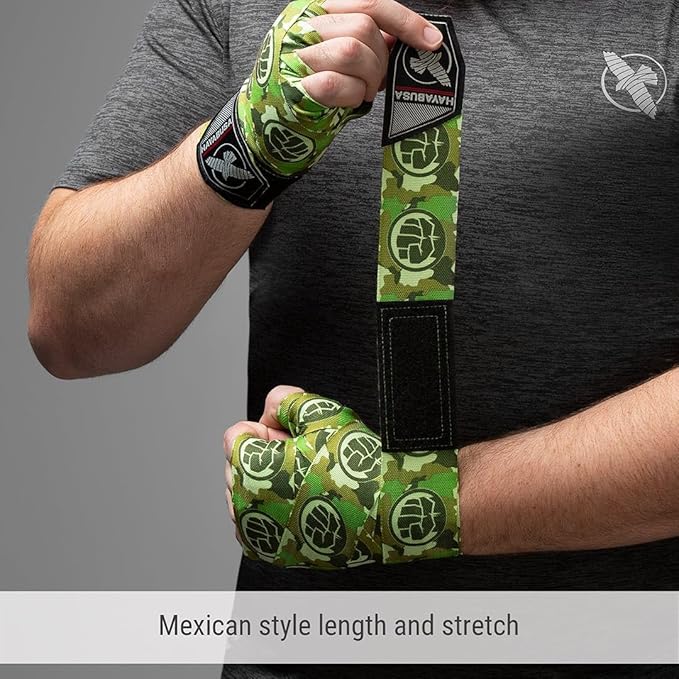 Hayabusa Marvel Hero Elite Mexican Style Boxing Hand Wraps for Men & Women
