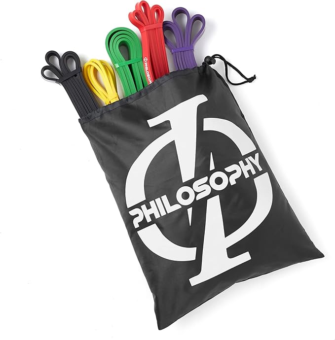 Philosophy Gym Pull Up Assist Band - Resistance Power Loop Exercise Band