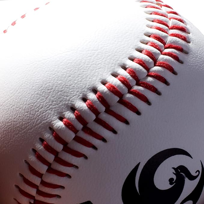 PHINIX Synthetic Leather Baseballs for Practice Recreation Use and Casual Games