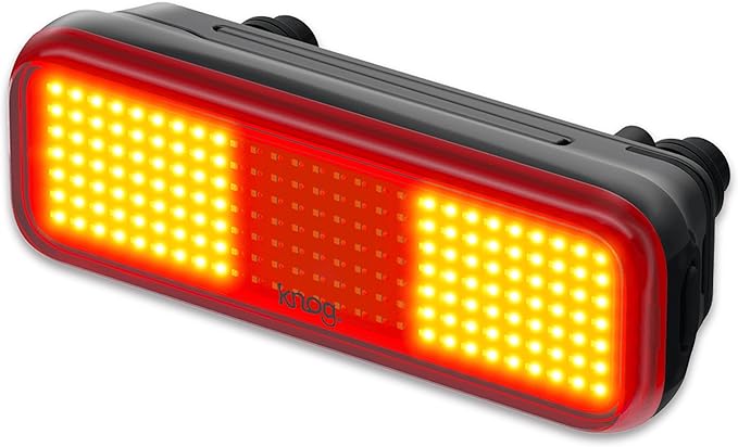 Knog Blinder Link Tail Light - 100 Lumen Bike Light, 50 Hour Runtime, Low Battery Indicator, Powerful Bike Light