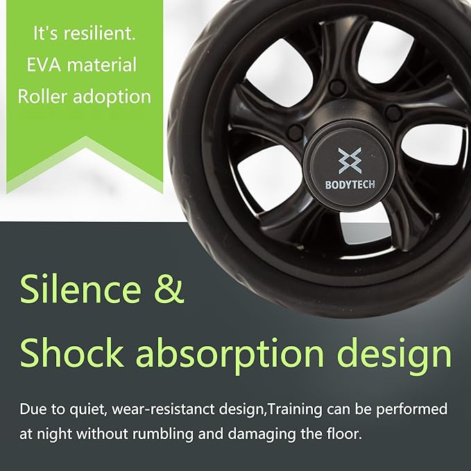 Ab Roller Wheel workout for Abdominal Core Strength training home gym fitness Equipment, Exercise Wheel for Men Women