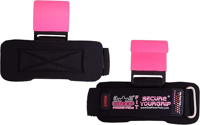 Weight Lifting Hooks Heavy Duty Lifting Wrist Straps Pull Ups Deadlift Straps Power Lifting Grips Padded Workout Straps for Weightlifting Gym Gloves for Men & Women Premium Workout Equipment