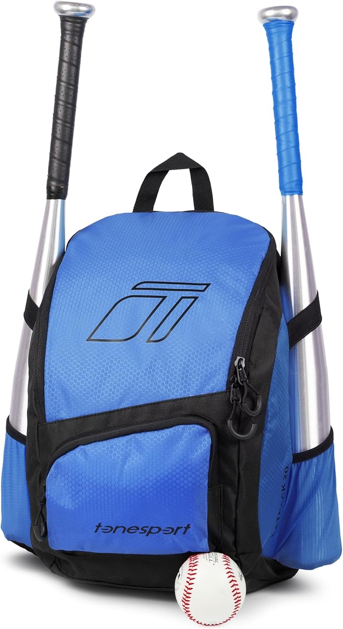 Baseball Bag - Backpack for Baseball, Softball, Tball - Adults & Youth Bat Bag