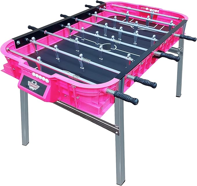 Outdoor Foosball Table Adult Size - Game Tables for Adults with Balls & Players - Soccer Table Game for Indoor Use - Weatherproof Perfect for Tournaments