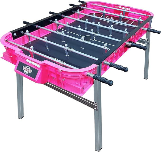 Outdoor Foosball Table Adult Size - Game Tables for Adults with Balls & Players - Soccer Table Game for Indoor Use - Weatherproof Perfect for Tournaments