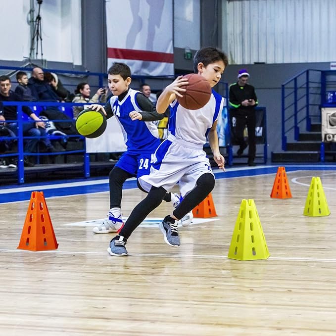 Yes4All Speed and Agility Training Equipment Set - Hurdles and Cones for Athletes in Soccer, Basketball, Football