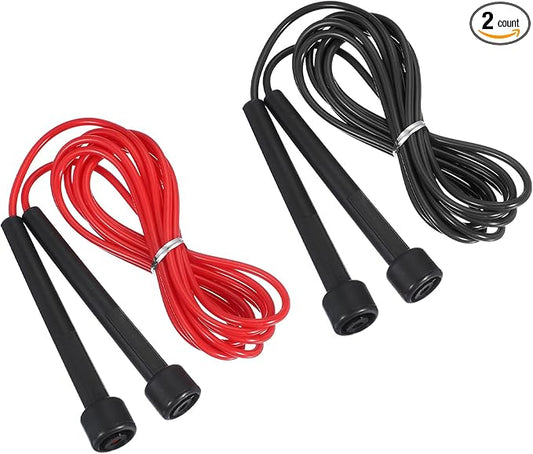 PATIKIL Jump Rope PVC, Adjustable Speed Skipping Rope Tangle-Free Exercise Equipment for Workout Women Men Outdoor Training Home Fitness