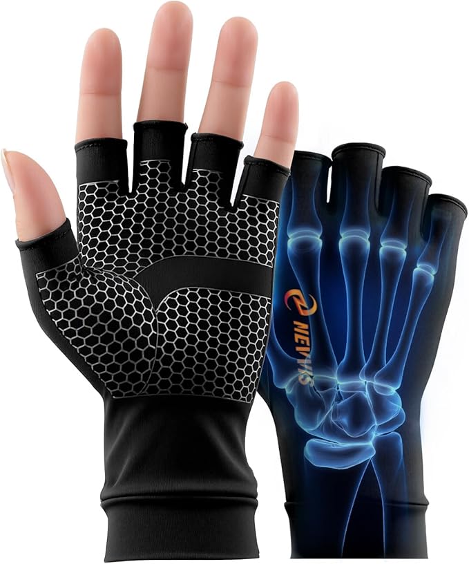 Compression Gloves Women Men, Arthritis Gloves for Women for Pain, Carpal Tunnel, Swelling Edema, Tendonitis...1 Pair