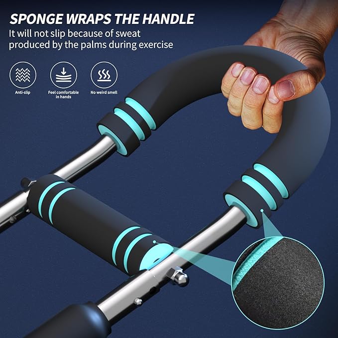 Twister Arm Trainer,Adjustable Chest Workout Equipment, Arm Shoulder Chest Trainer for Men,Chest arm Exerciser, Portable Chest Clip Muscle(U60-100lbs kit)