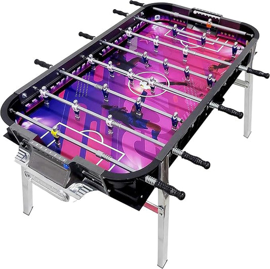 Outdoor Foosball Table Adult Size - Game Tables for Adults with Balls & Players - Soccer Table Game for Indoor Use - Weatherproof Perfect for Tournaments